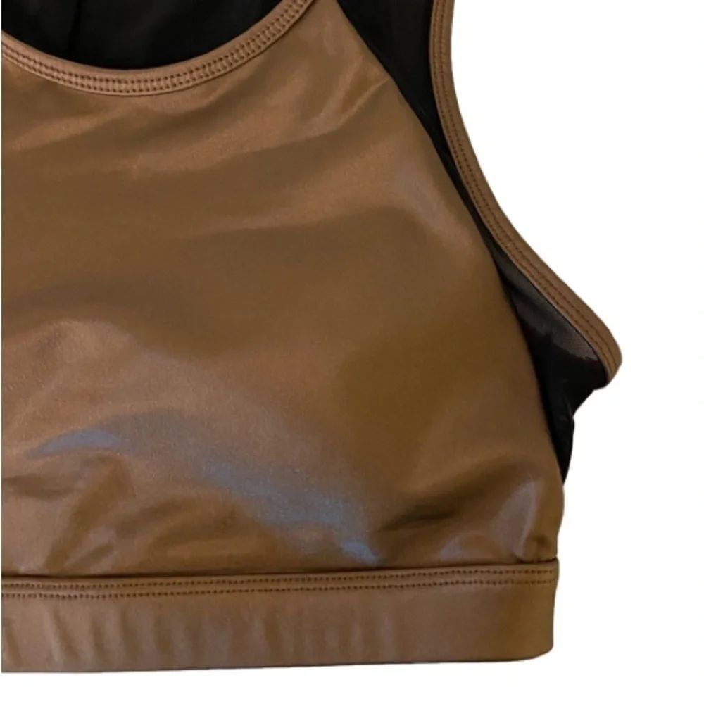 Fabletics Camryn Metallic Sports Bra Size XXS NWT - Picture 5 of 10